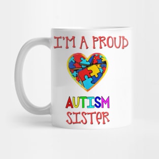 Proud Autism Sister Mug